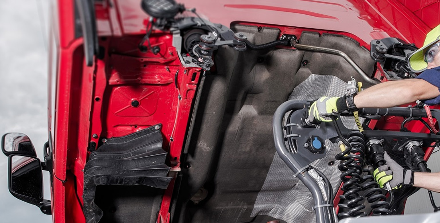 truck getting a tune up service in Modesto, CA